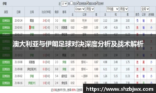 澳大利亚与伊朗足球对决深度分析及战术解析